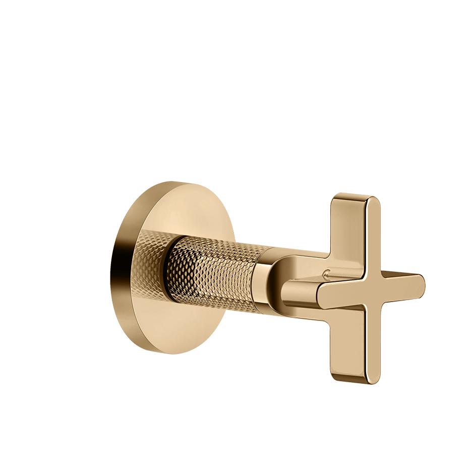 Gessi Stop Valve 58363 in Warm Bronze Pvd