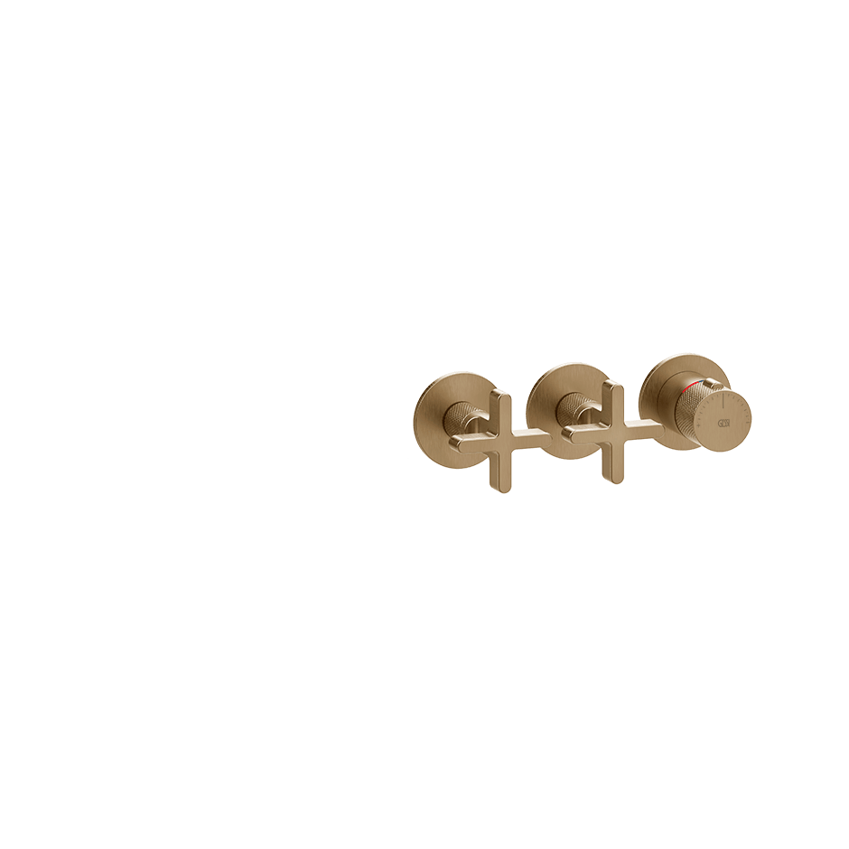 Gessi Shower Mixer 58434 in Warm Bronze Br. Pvd