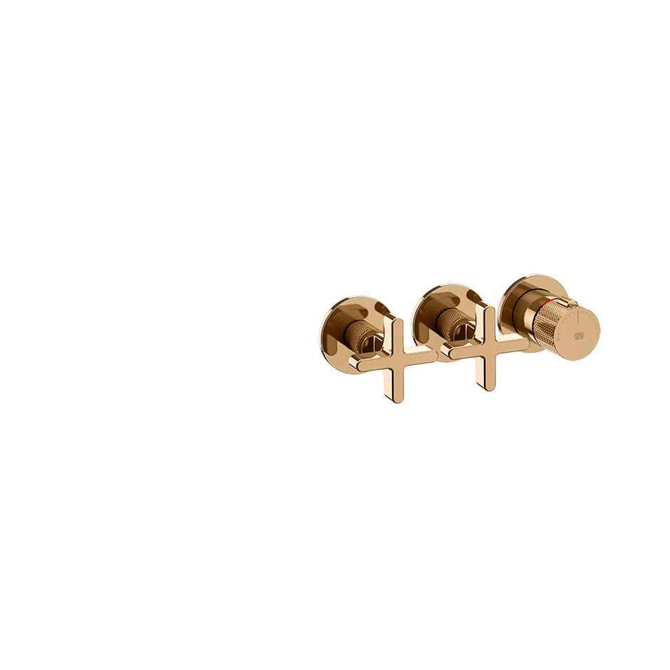 Gessi Shower Mixer 58434 in Warm Bronze Pvd
