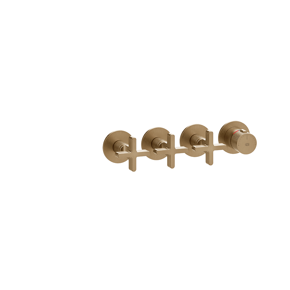 Gessi Shower Mixer 58436 in Warm Bronze Br. Pvd