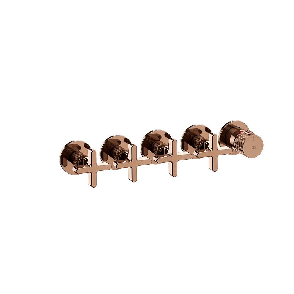 Gessi Shower Mixer 58438 in Copper Pvd