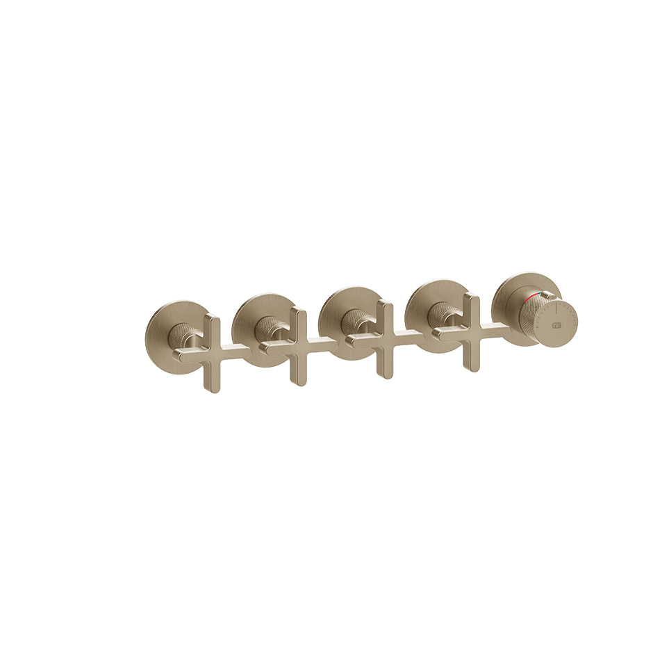 Gessi Shower Mixer 58438 in Finox Brushed Nickel