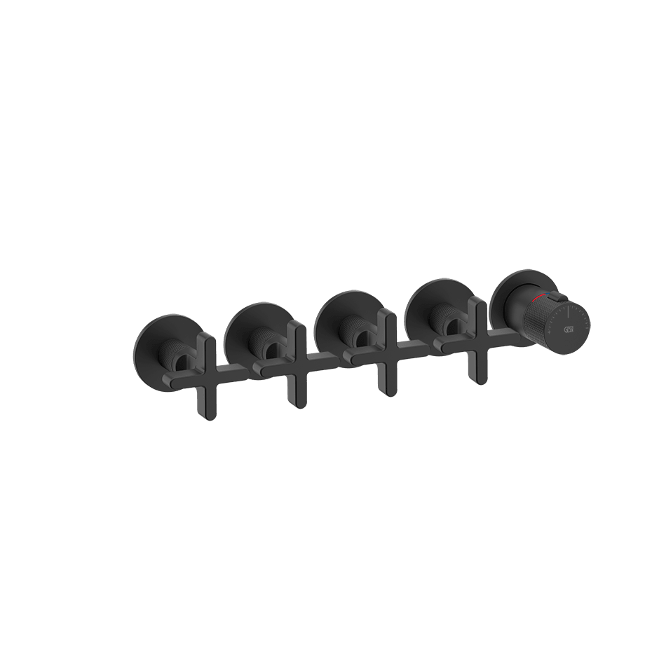 Gessi Shower Mixer 58438 in Matte Black