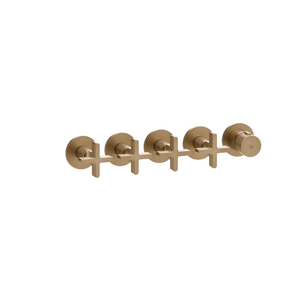 Gessi Shower Mixer 58438 in Warm Bronze Br. Pvd