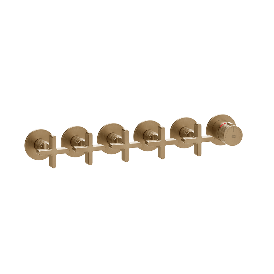 Gessi Shower Mixer 58440 in Warm Bronze Br. Pvd