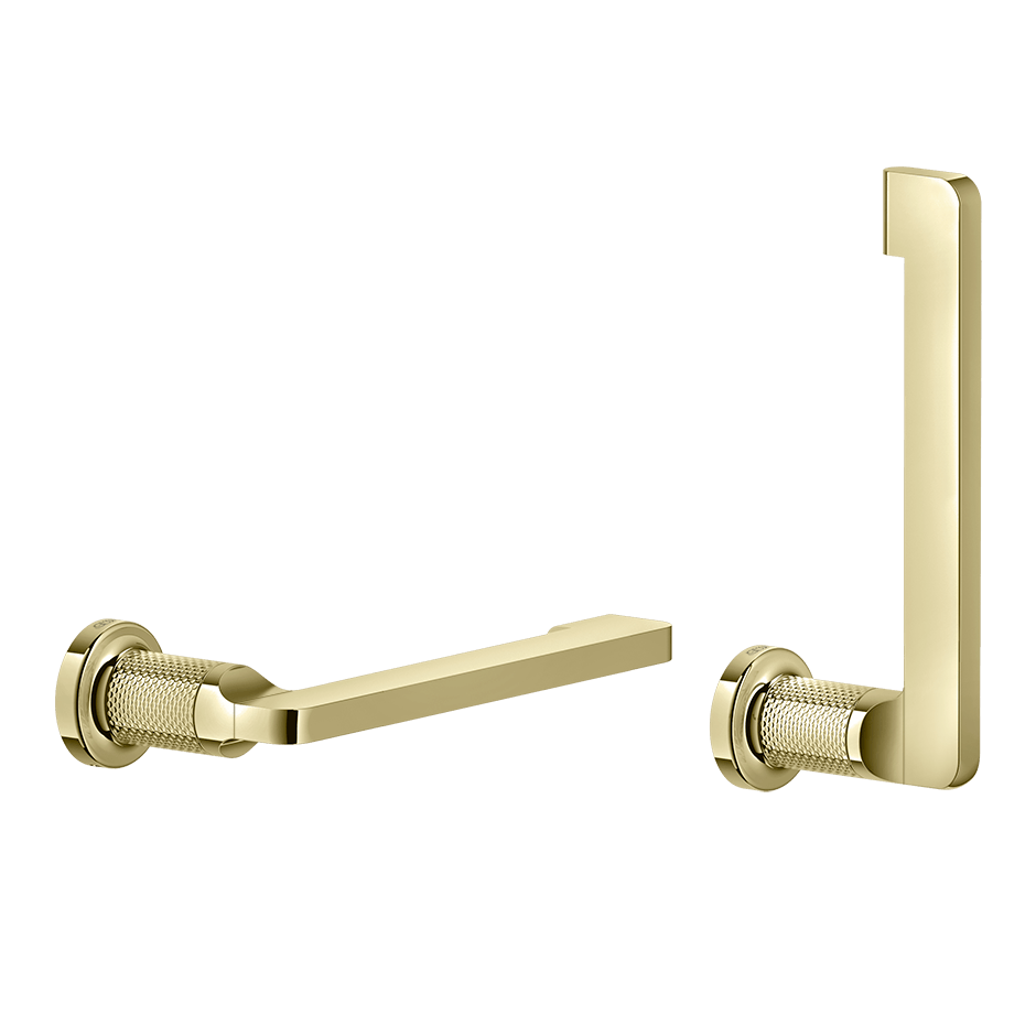 Gessi Paper Roll Holder 58455 in Brass Pvd