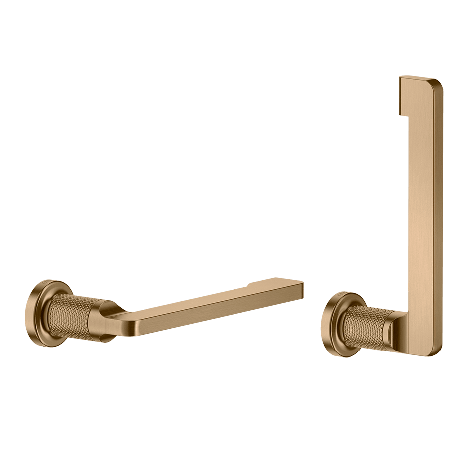 Gessi Paper Roll Holder 58455 in Warm Bronze Br. Pvd