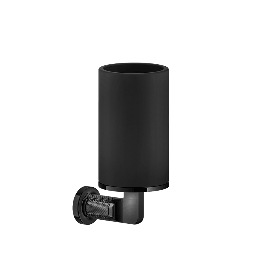 Gessi Tumbler Holder 58508 in Black Metal Pvd
