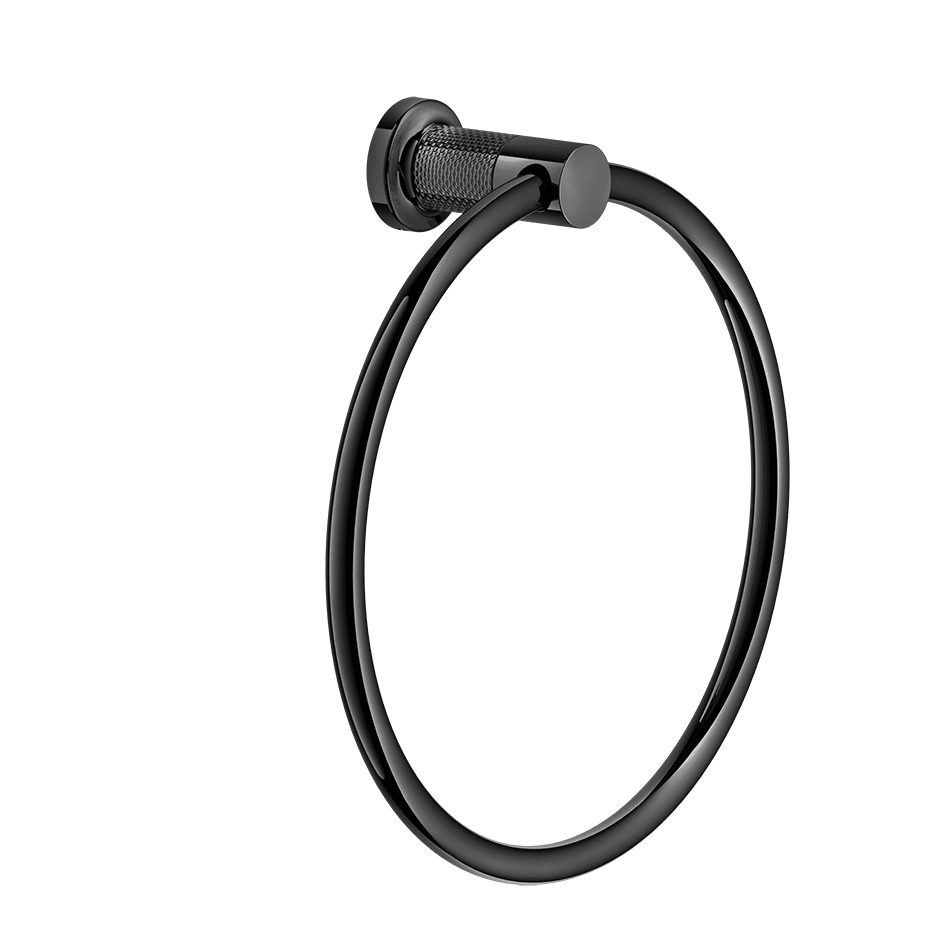 Gessi Towel Rail 58509 in Black Metal Pvd