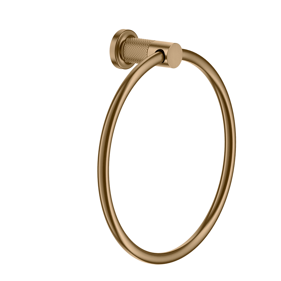 Gessi Towel Rail 58509 in Warm Bronze Br. Pvd