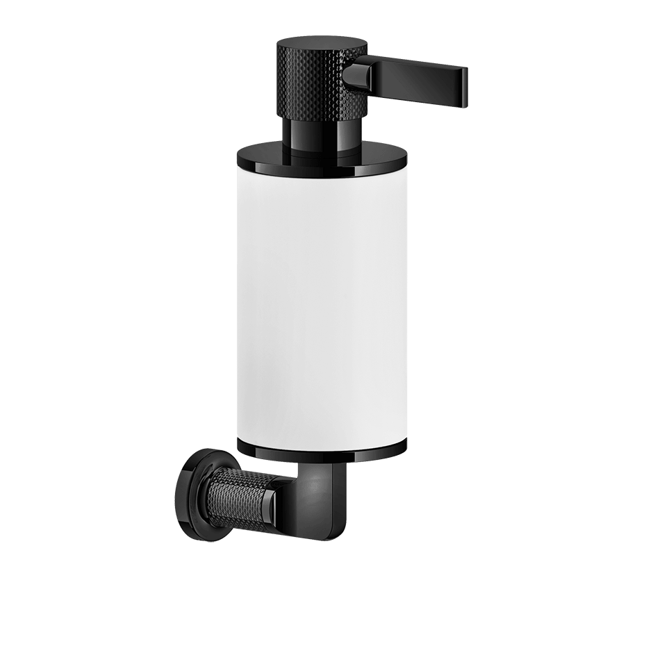 Gessi Soap Dispenser Holder 58513 in Black Metal Pvd