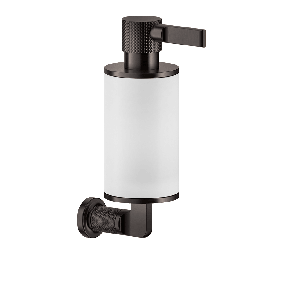 Gessi Soap Dispenser Holder 58513 in Black Metal Br. Pvd