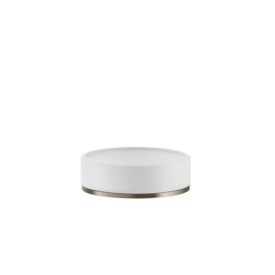 Gessi Soap Holder 58525 in Finox Brushed Nickel