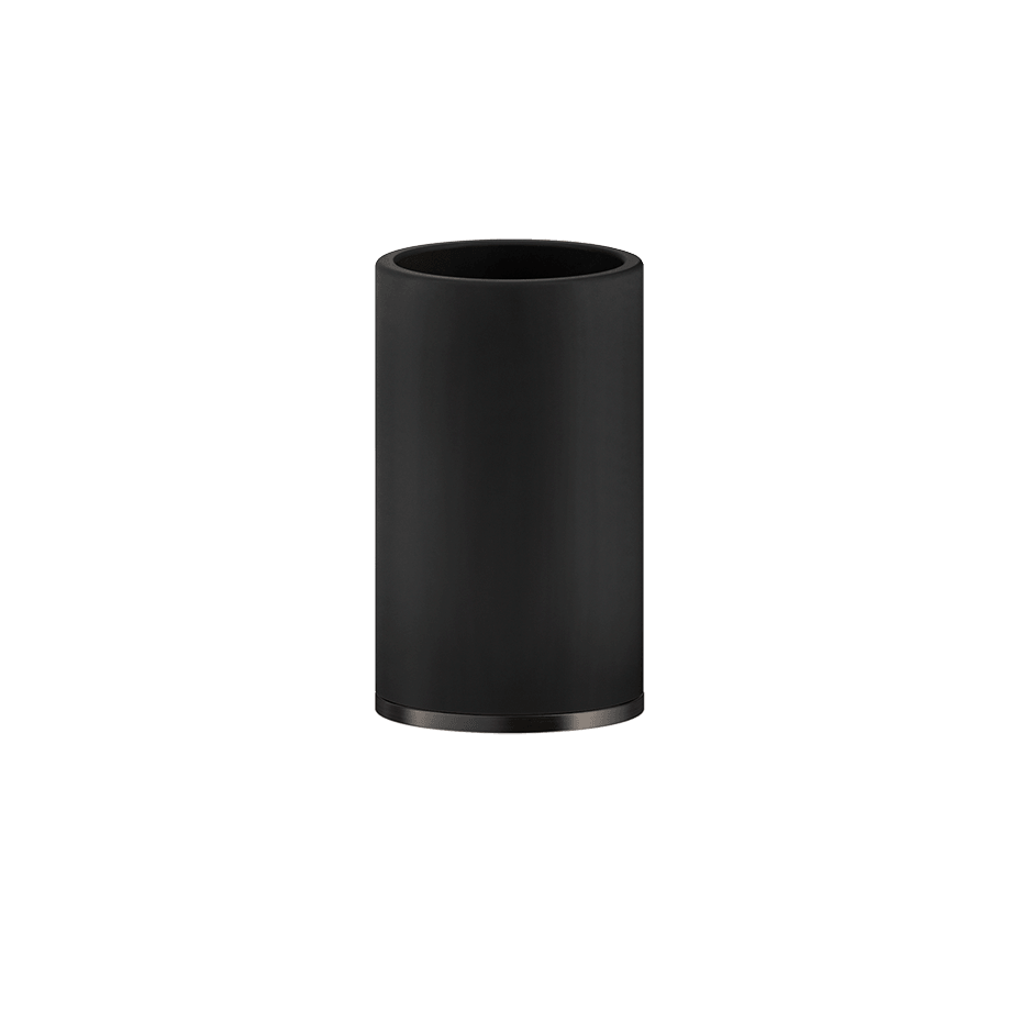 Gessi Tumbler Holder 58532 in Black Metal Br. Pvd