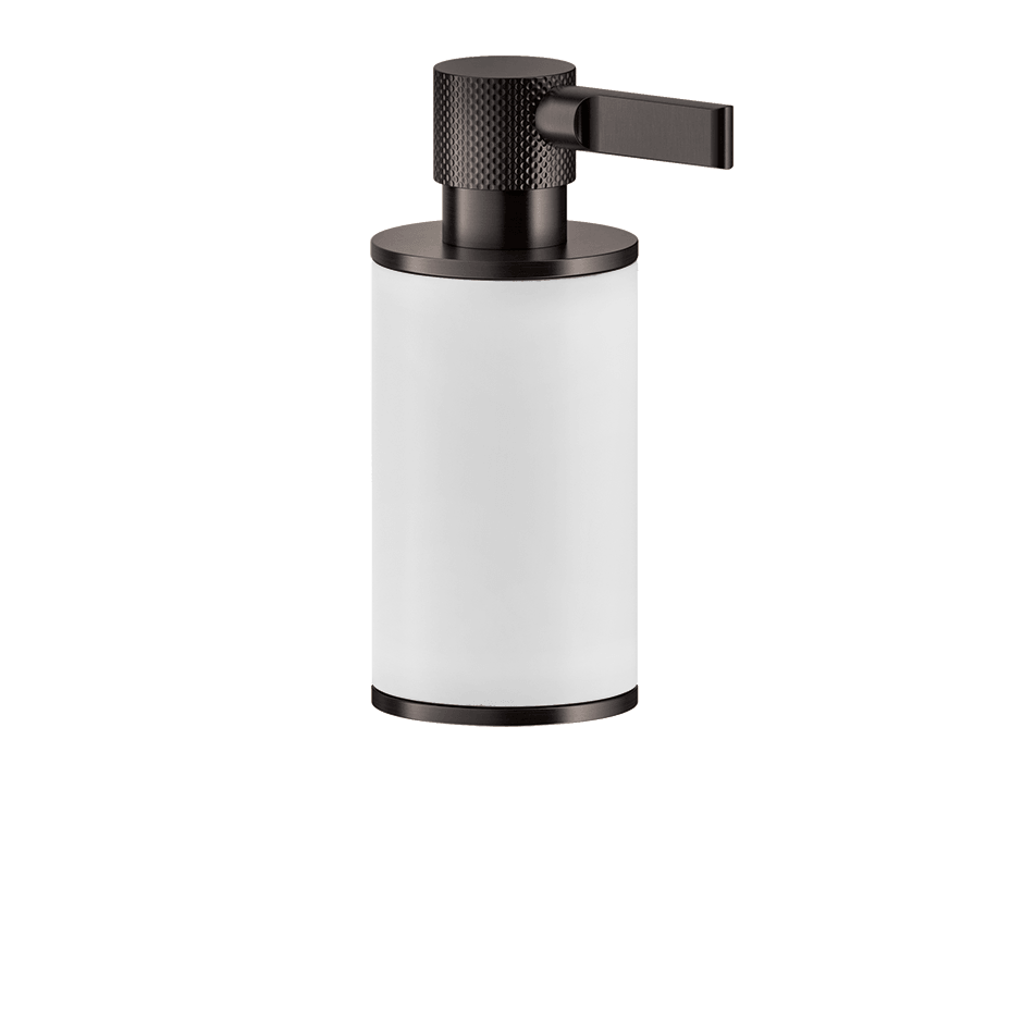 Gessi Soap Dispenser Holder 58537 in Black Metal Br. Pvd