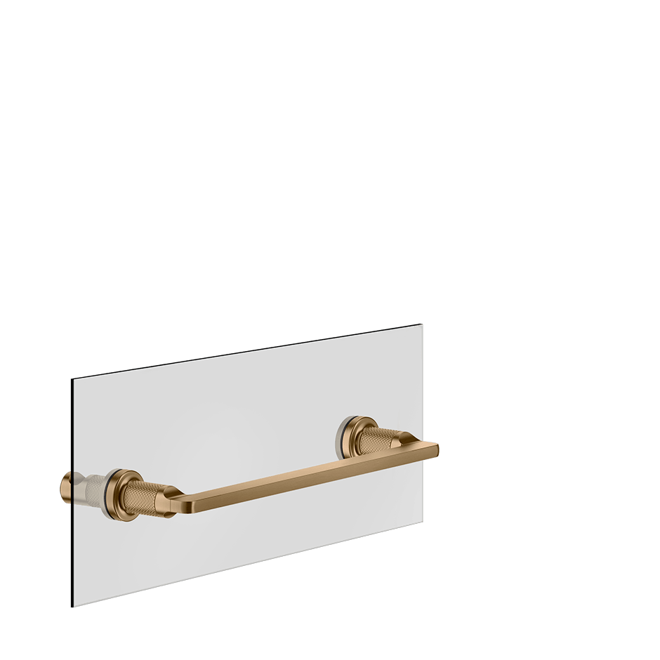 Gessi Towel Rail 58613 in Warm Bronze Br. Pvd
