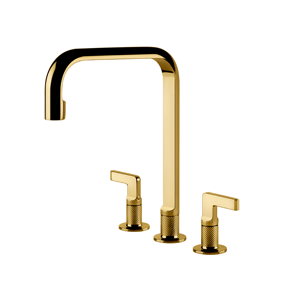 Gessi Sink Mixer 58701 in Gold Pvd