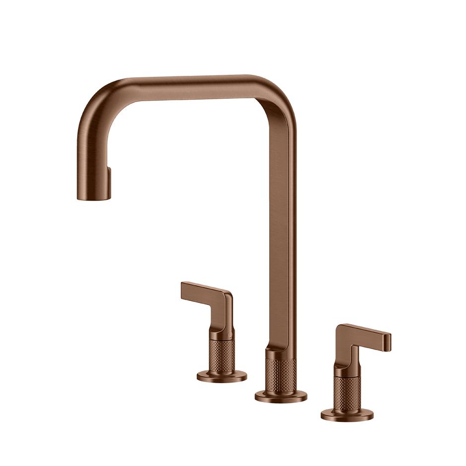 Gessi Sink Mixer 58701 in Copper Brushed Pvd