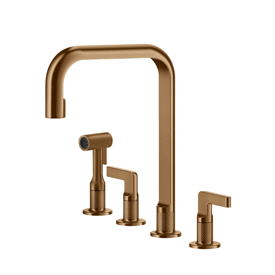 Gessi Sink Mixer 58703 in Warm Bronze Br. Pvd