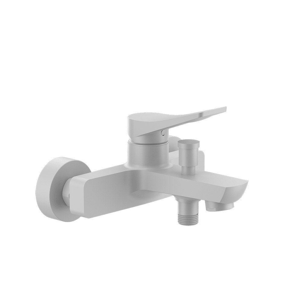 Gessi Bath Mixer 59013 in Matte White