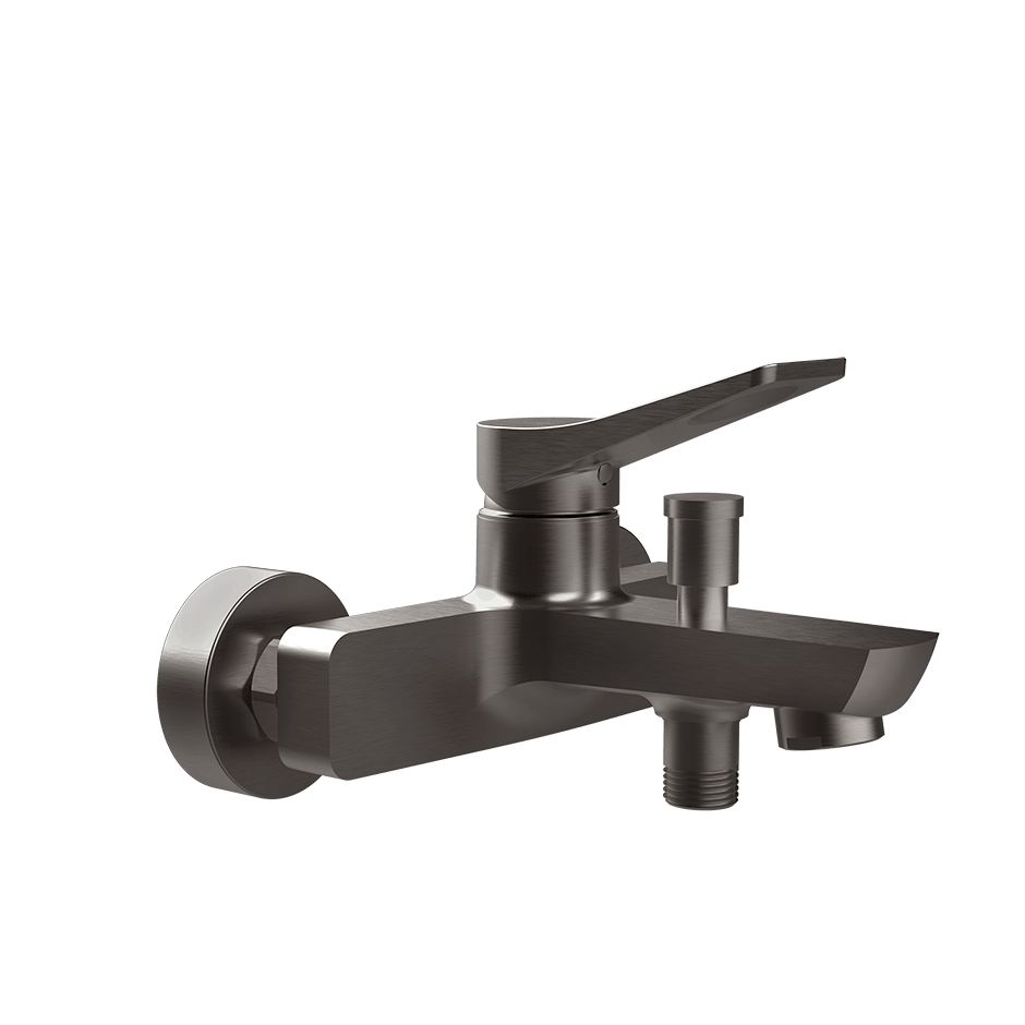 Gessi Bath Mixer 59013 in Black Metal Br. Pvd