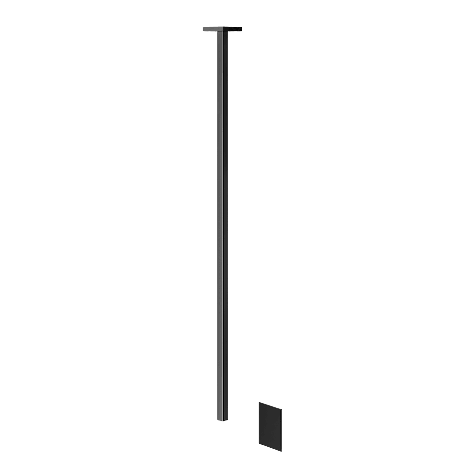 Gessi Electronic Mixer 59024 in Black Metal Pvd
