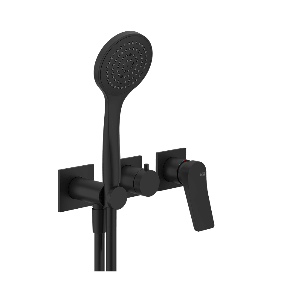 Gessi Shower Mixer 59036 in Matte Black