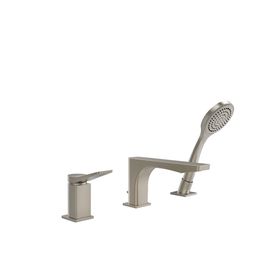 Gessi Bath Mixer 59037 in Finox Brushed Nickel
