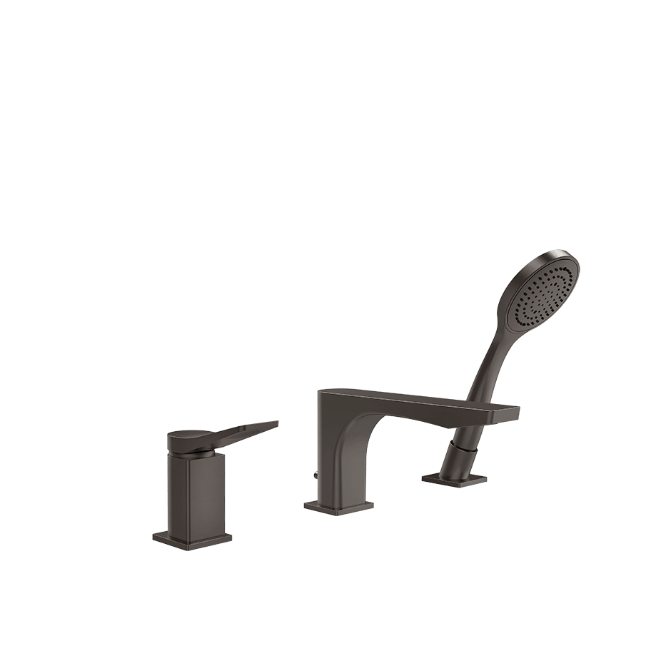 Gessi Bath Mixer 59037 in Black Metal Br. Pvd