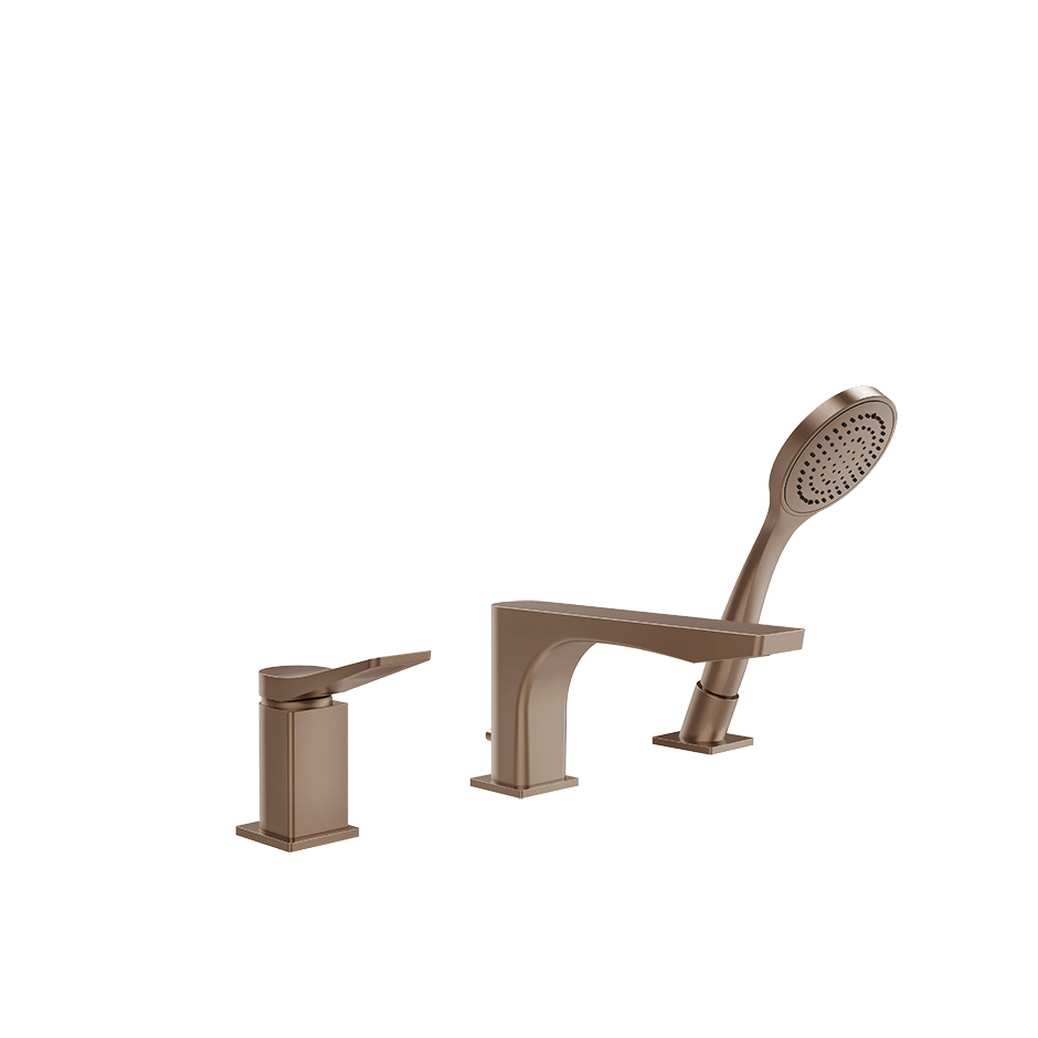 Gessi Bath Mixer 59037 in Copper Brushed Pvd