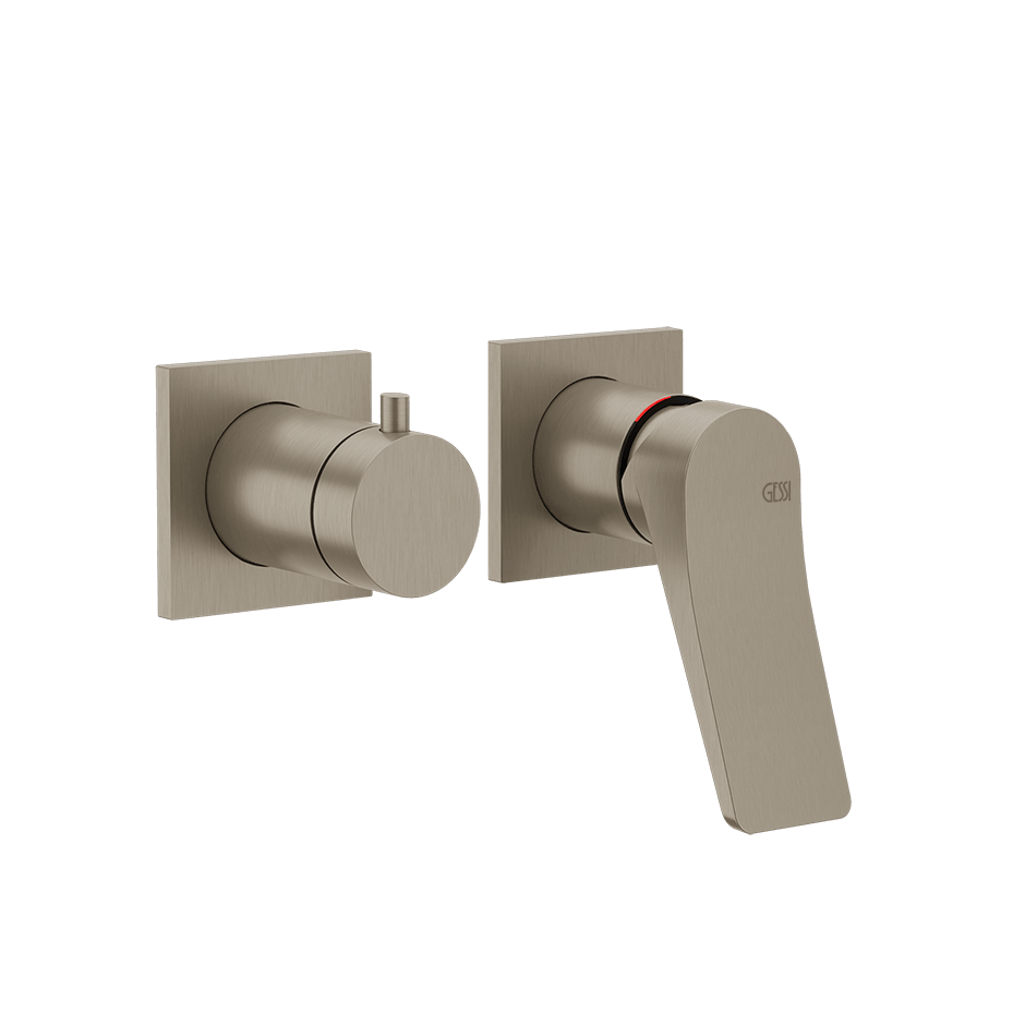Gessi Shower Mixer 59038 in Finox Brushed Nickel