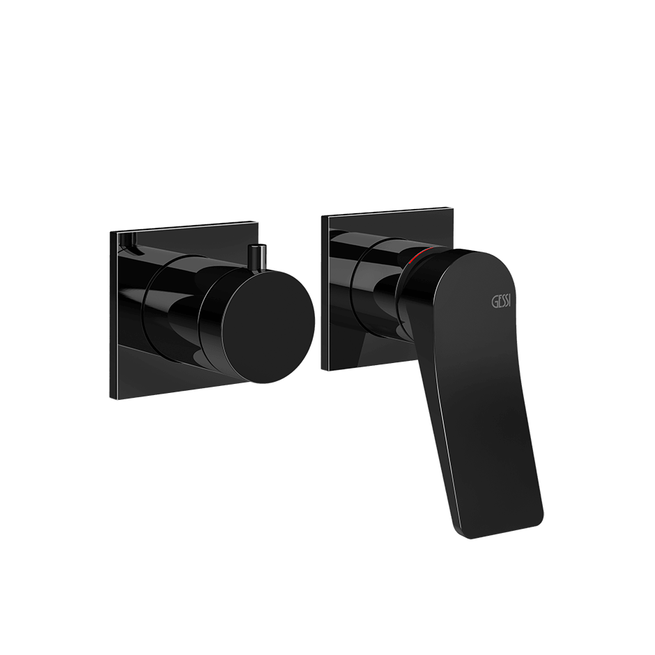 Gessi Shower Mixer 59038 in Black Metal Pvd