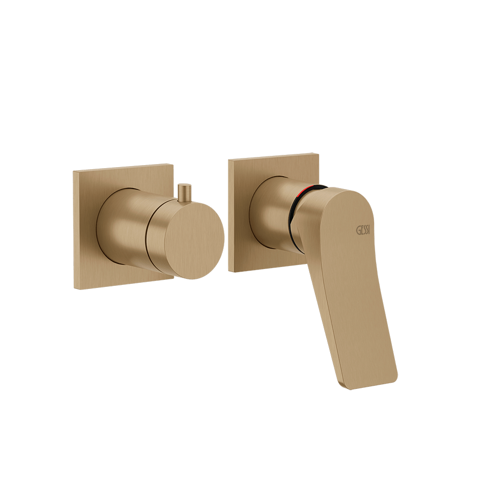 Gessi Shower Mixer 59038 in Warm Bronze Br. Pvd
