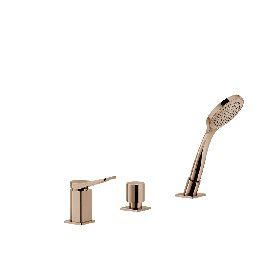 Gessi Bath Mixer 59043 in Copper Pvd