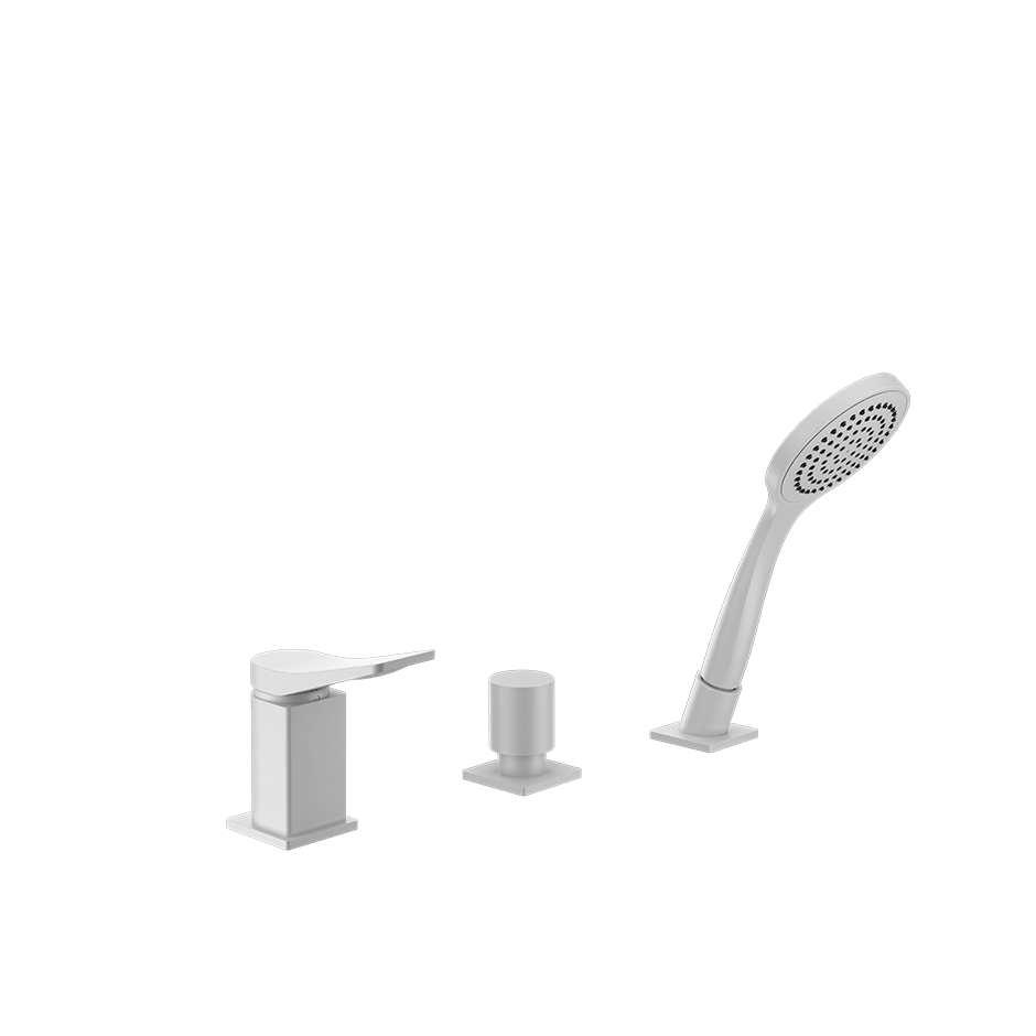 Gessi Bath Mixer 59043 in Matte White