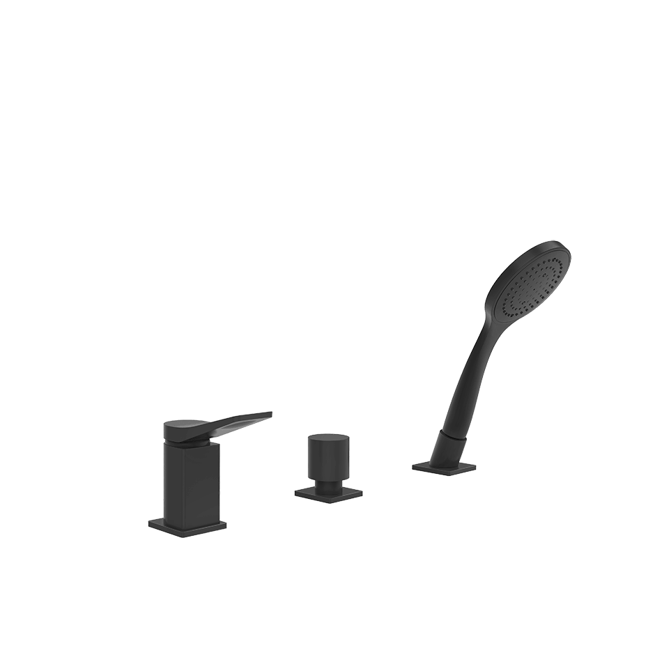 Gessi Bath Mixer 59043 in Matte Black