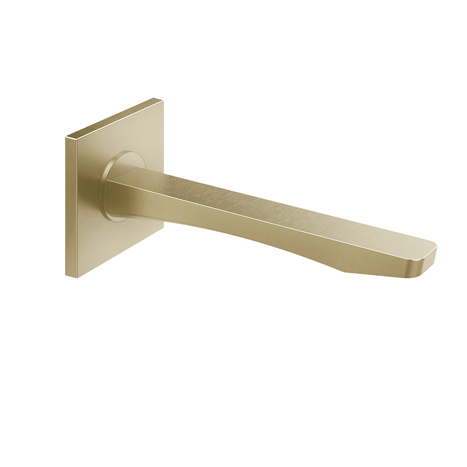 Gessi Basin Spout 59100 in Brass Brushed Pvd