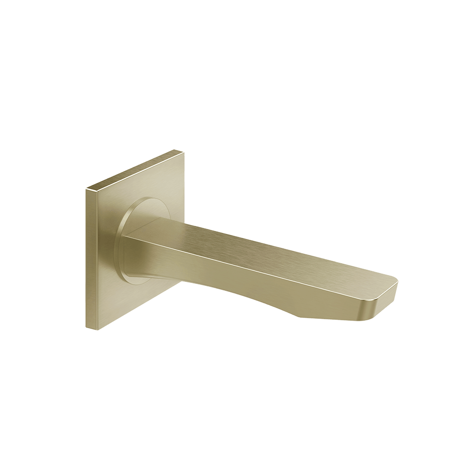 Gessi Bath Spout 59103 in Brass Brushed Pvd