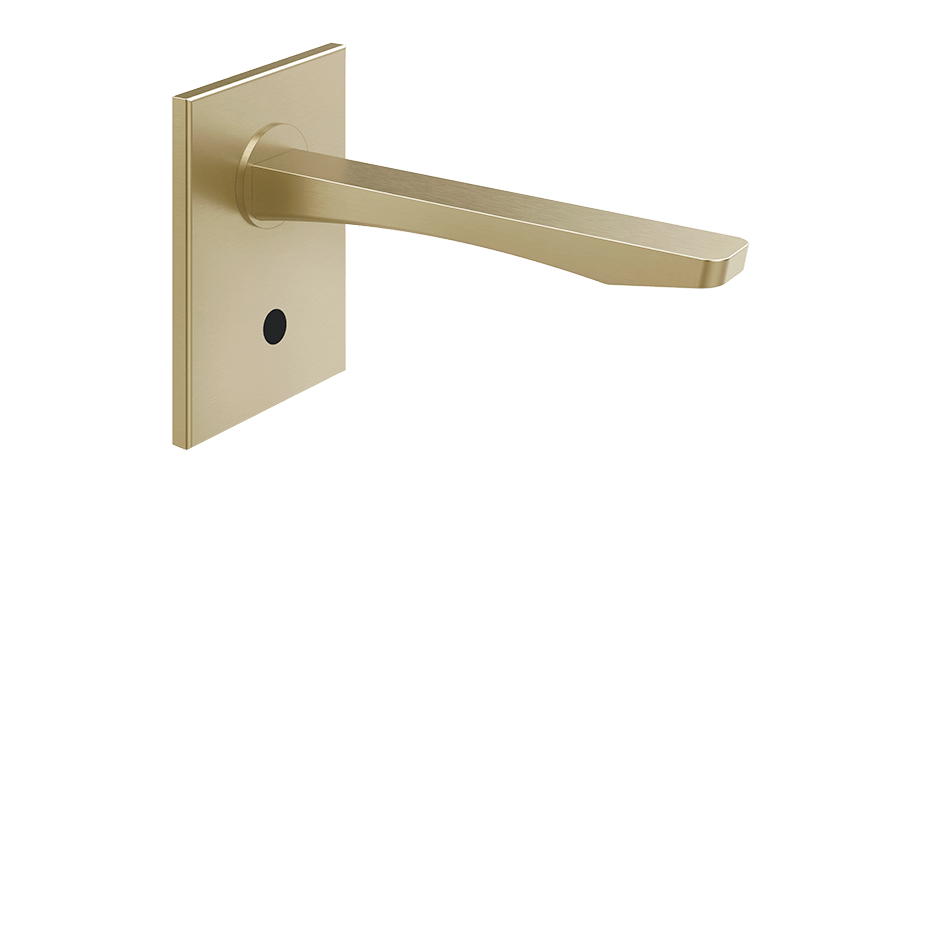 Gessi Electronic Mixer 59107 in Brass Brushed Pvd