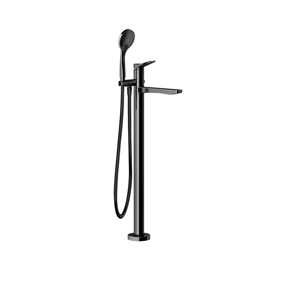 Gessi Bath Mixer 59131 in Black Metal Pvd
