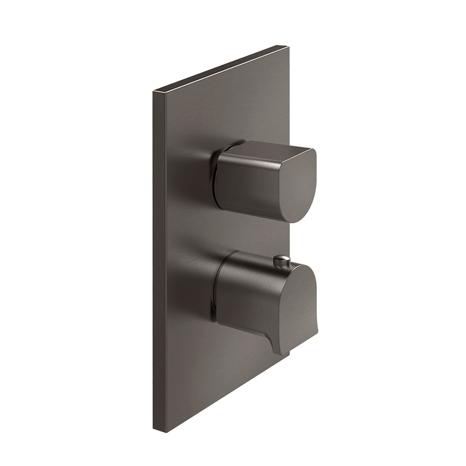 Gessi Shower Mixer 59132 in Black Metal Br. Pvd