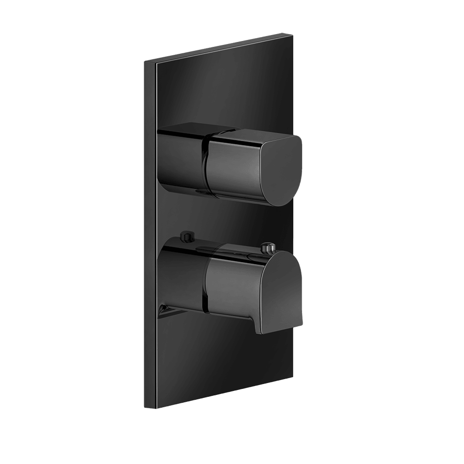 Gessi Shower Mixer 59136 in Black Metal Pvd