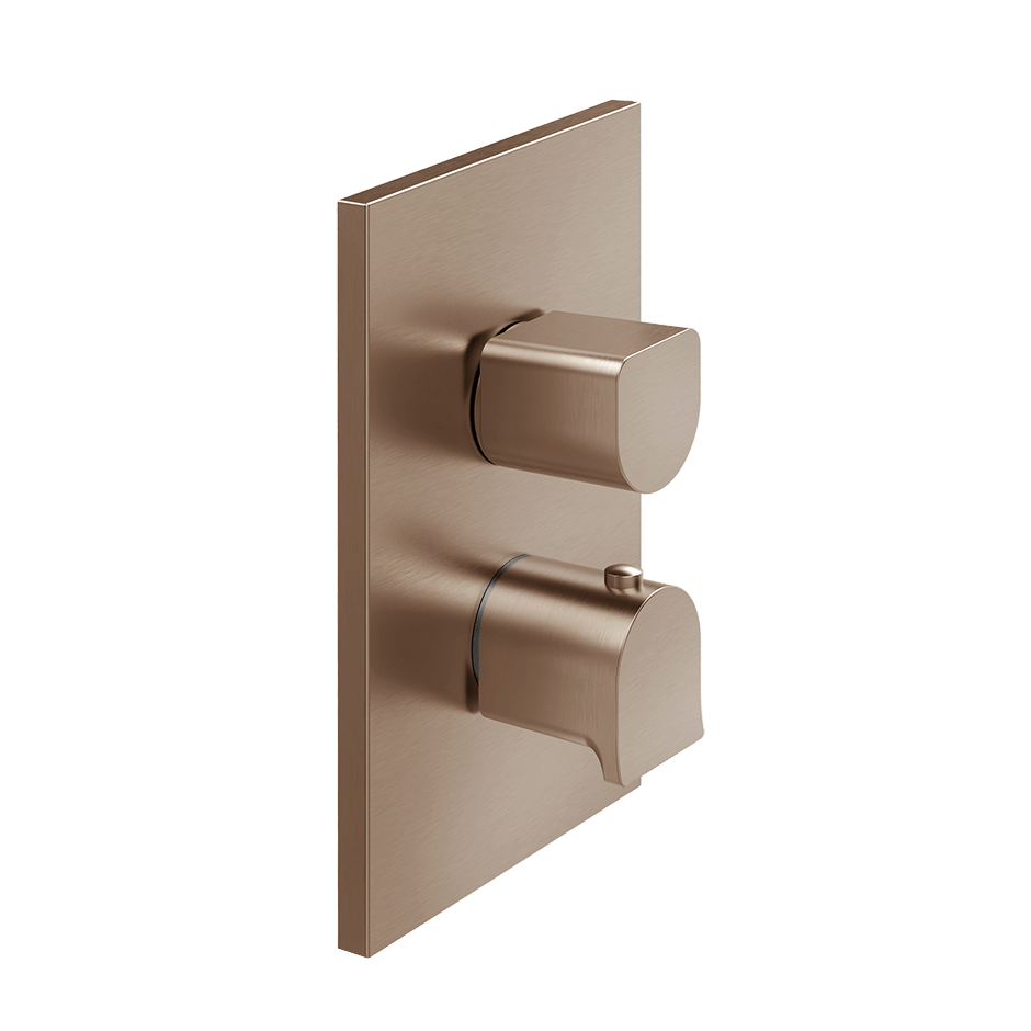 Gessi Shower Mixer 59136 in Copper Brushed Pvd