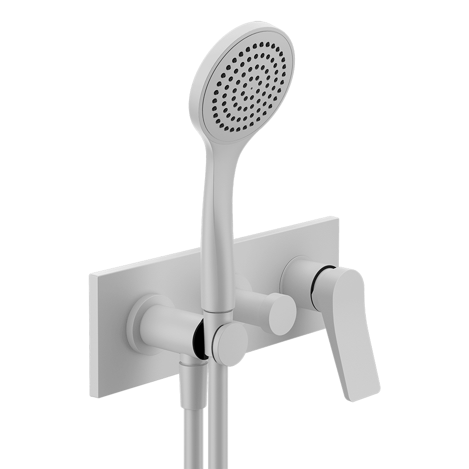 Gessi Bath Mixer 59140 in Matte White