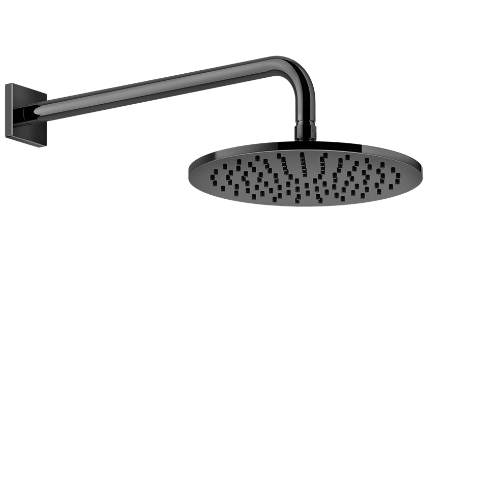 Gessi Showerhead 59148 in Black Metal Pvd