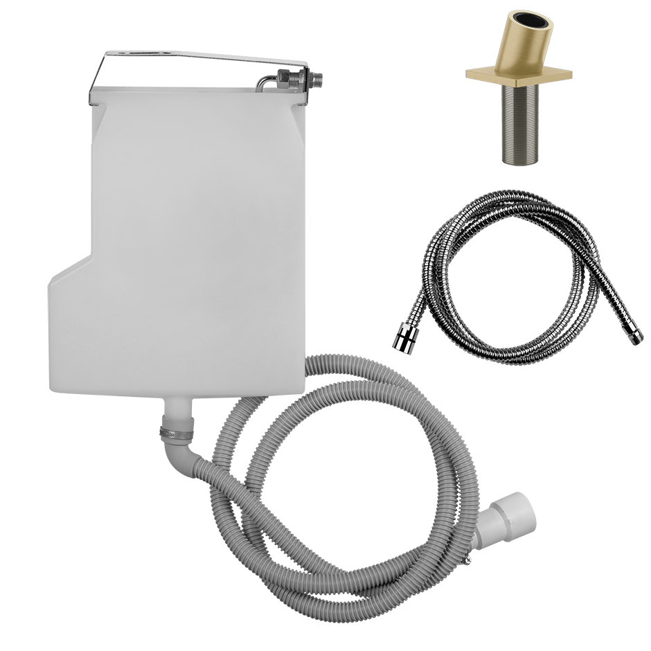 Gessi Handshower Drain Kit 59171 in Brass Brushed Pvd