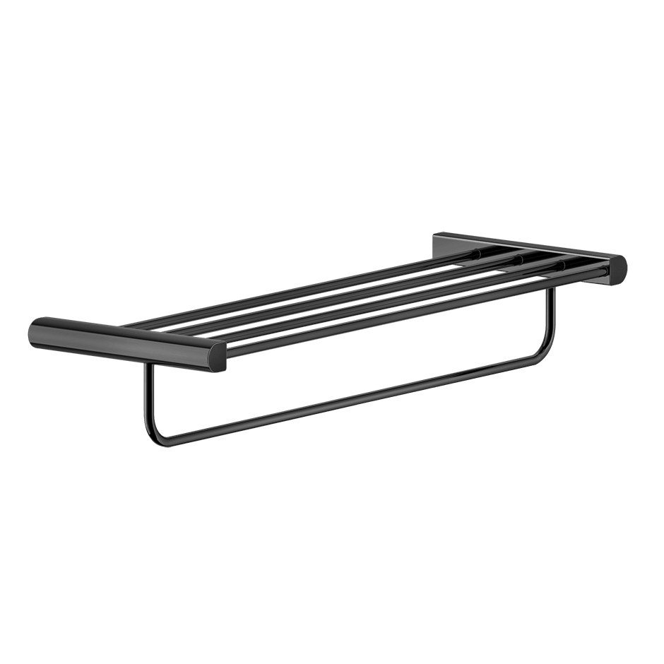 Gessi Towel Rail 59407 in Black Metal Pvd