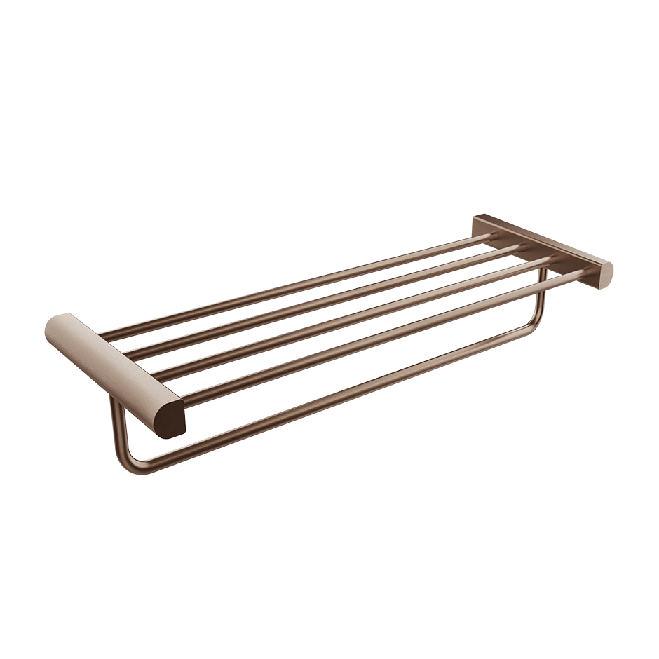 Gessi Towel Rail 59407 in Copper Brushed Pvd