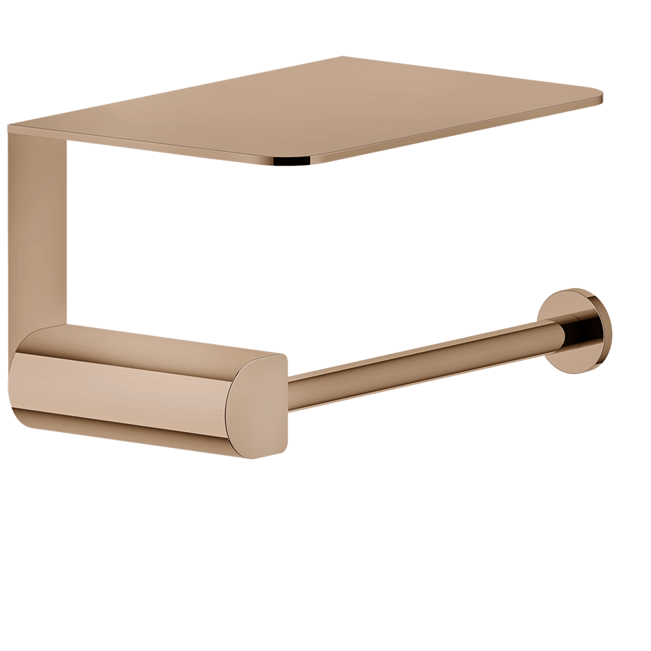 Gessi Paper Roll Holder 59449 in Copper Pvd