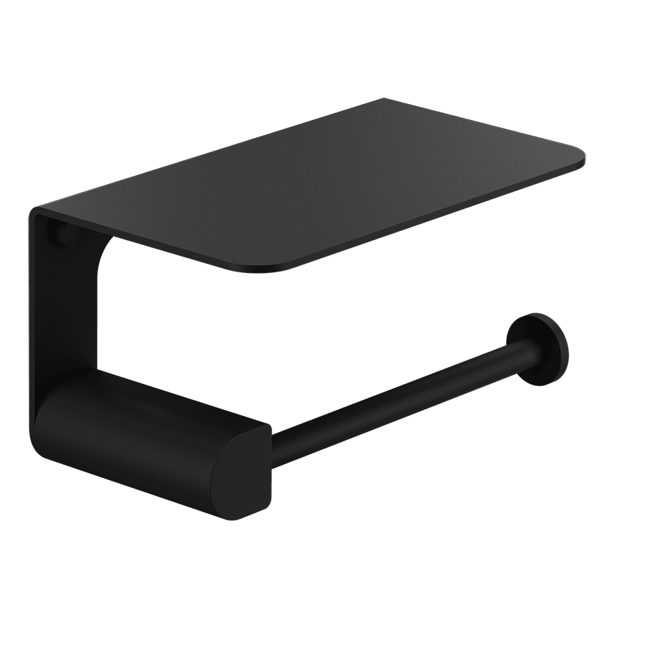 Gessi Paper Roll Holder 59449 in Matte Black